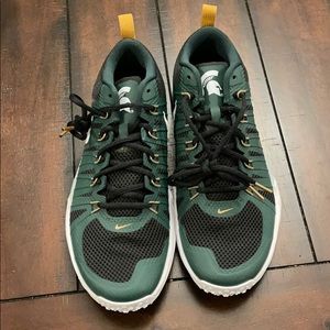 BRAND NEW condition Nike Michigan State Shoes